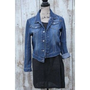 CATO Girls Big Kids Size 16 Blue Jean Jacket - EUC
